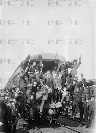 Going to Yaphank, between c1915 and c1920. Creator: Bain News Service.