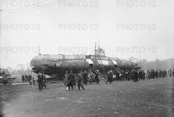 German U-Boat in N.Y., 1917. Creator: Bain News Service.