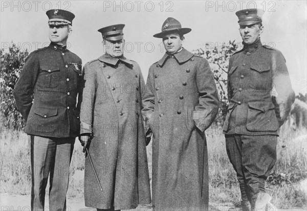 Maj. H.H. Kipp, Col. A.S. McLemore, Maj. W.H. Parker, and Capt. T.G. Sterrett, 10 Nov 1917. Creator: Bain News Service.