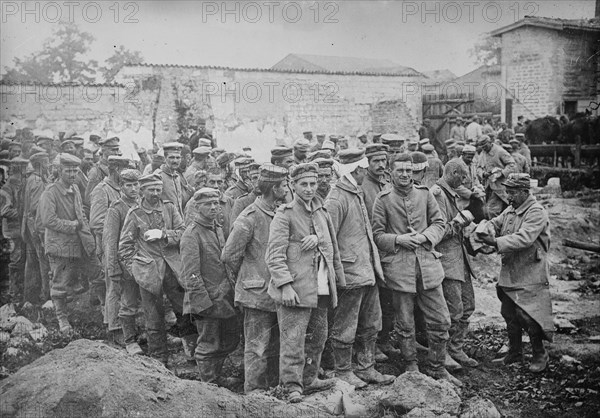 German prisoners, France, between c1915 and 1918. Creator: Bain News Service.