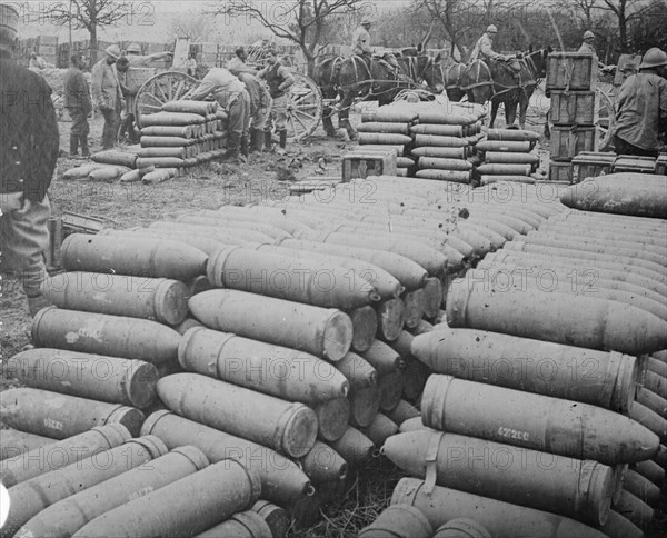 French Reserve shells, between c1915 and 1918. Creator: Bain News Service.
