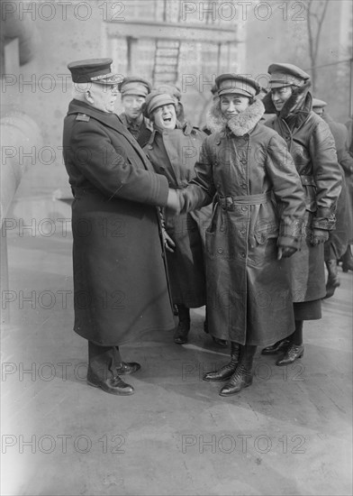 Women's Motor Corps, 1917 or 1918. Creator: Bain News Service.