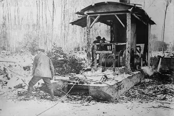 U.S. foresters in France, 1917 or 1918. Creator: Bain News Service.