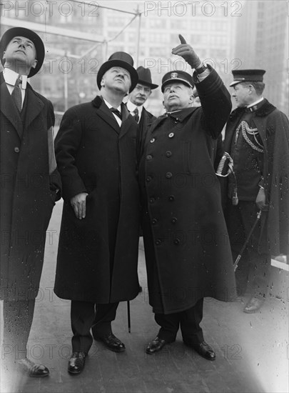 Secy Daniels, Capt. C.A. Adams, 16 Mar 1918. Creator: Bain News Service.