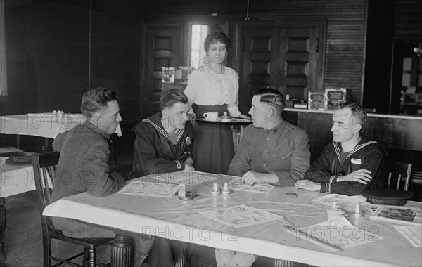 Barnard Canteen, 1918 or 1919. Creator: Bain News Service.