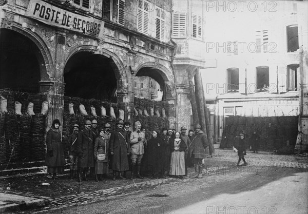 Pont-a-Mousson, American Relief Station, between c1915 and 1918. Creator: Bain News Service.