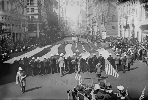 Liberty Parade, 1917 or 1918. Creator: Bain News Service.