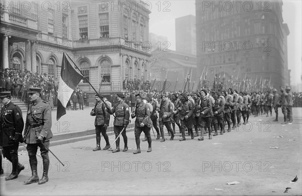 French chasseurs, 1918. Creator: Bain News Service.