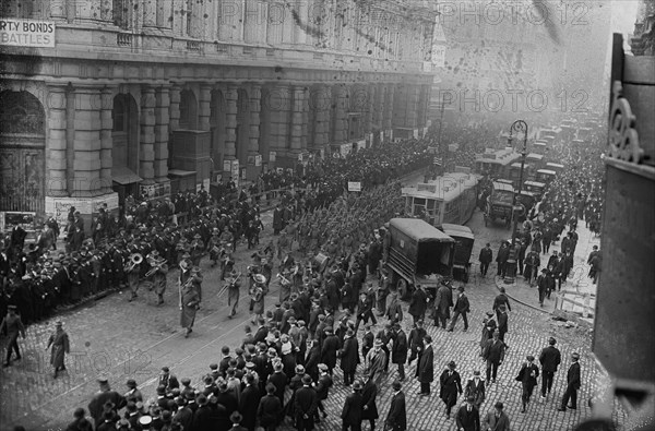 [Pershing veterans], 1918. Creator: Bain News Service.