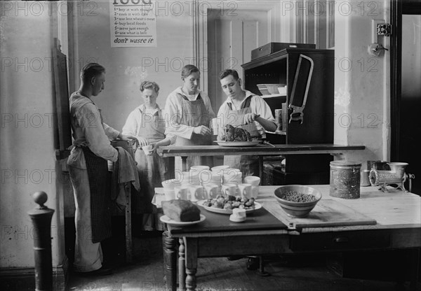 Sink & mop duty, between c1915 and 1918. Creator: Bain News Service.