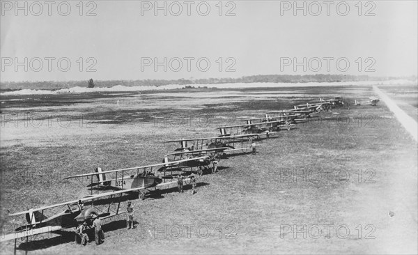 Marines' flying field, Miami, 1918. Creator: Bain News Service.