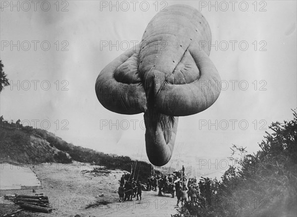 British kite balloon, 2 May 1918. Creator: Bain News Service.