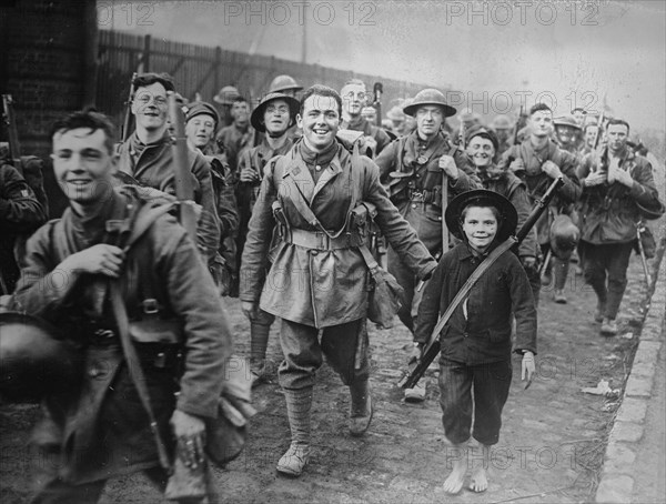 British enter Lille, 18 Oct 1918. Creator: Bain News Service.