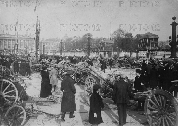 Trophies, Place de la Concorde, 1918 or 1919. Creator: Bain News Service.