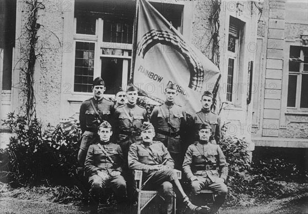 Officers of Rainbow Division, 1919. Creator: Bain News Service.