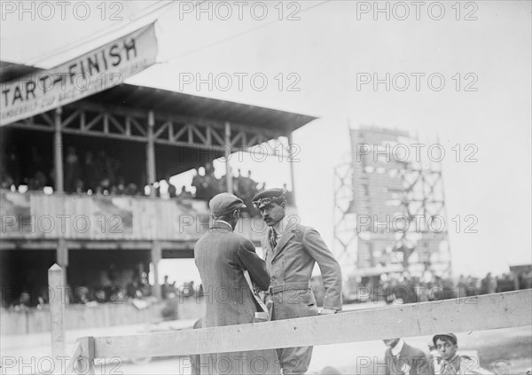 W.K. Vanderbilt at racetrack, 1910. Creator: Bain News Service.