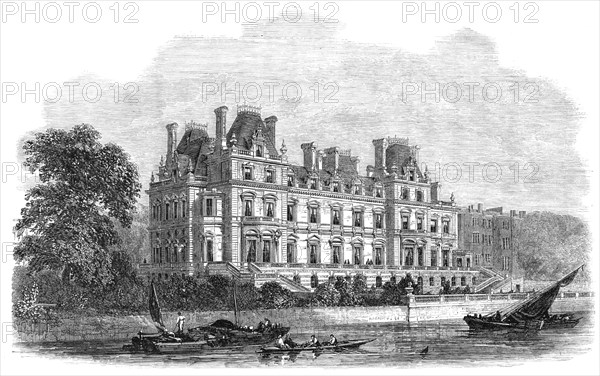 Montagu-House, Whitehall, the residence of the Duke of Buccleuch, 1864. Creator: Unknown.