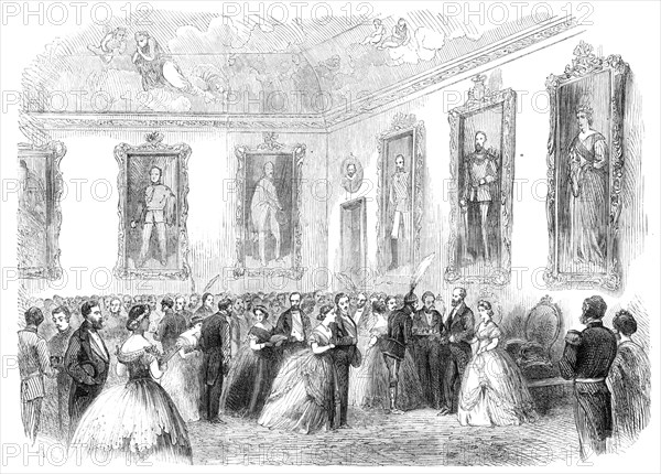 Visit of the Prince and Princess of Wales to Sweden:...ball given by the Dowager of Sweden..., 1864. Creator: Unknown.