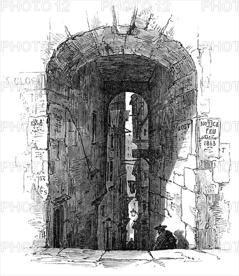 Edinburgh: Advocates' Close, 1864. Creator: Unknown.