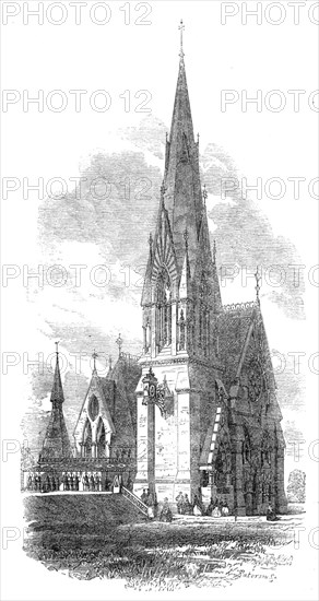 Irvine (United Presbyterian) Church, Ayrshire, 1864. Creator: Unknown.