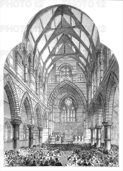 Consecration of All Saints' Church, Windsor, 1864. Creator: Unknown.