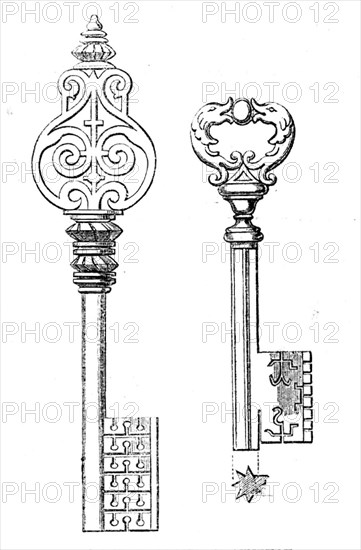 The Loan Collection, South-Kensington: keys, 1862. Creator: Unknown.