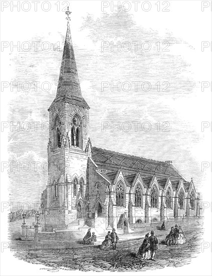 New congregational church at St. Leonards-on-Sea, 1864. Creator: Unknown.