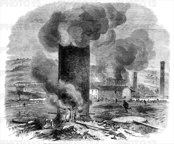 The explosion on Wednesday week at Edmund's Main Colliery, Barnsley, 1862. Creator: Unknown.