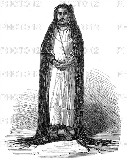 Fakir, or Mussulman saint, of Hoshungabad, Central India, 1864. Creator: Unknown.