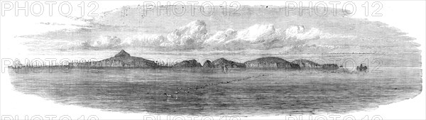 General view of the Chincha Islands, lately seized by the Spaniards, 1864. Creator: Unknown.