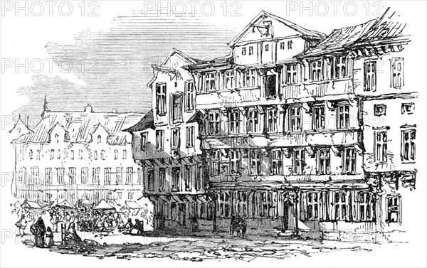 Brunswick: the Market-place, 1864.  Creator: Unknown.