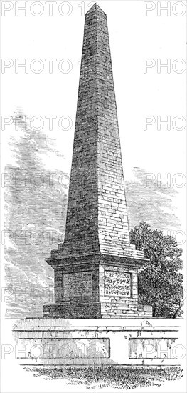 Monument of the Battle of Chillianwalla, 1864. Creator: Unknown.