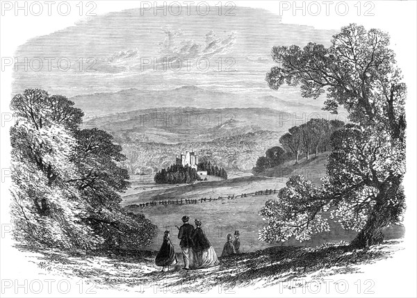 Braemar, from the Garden of the Invercauld Arms, 1864. Creator: Unknown.