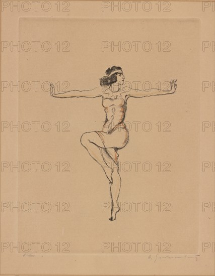 Vera Fokina in the Ballet Cléopâtre by Michel Fokine, ca 1920-1925.