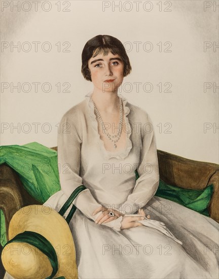 Her Majesty Queen Elizabeth Bowes-Lyon (1900-2002), c. 1925.