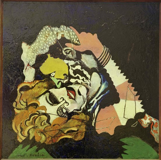 Les Amoureux (Après la pluie). (The Lovers (After the Rain), c. 1925.