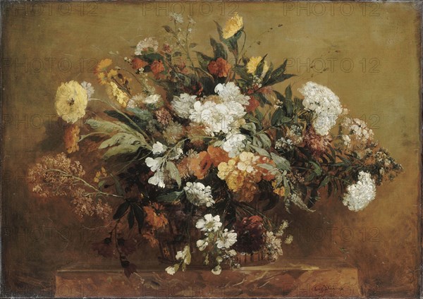Bouquet champêtre, c. 1850. Creator: Delacroix, Eugène (1798-1863).