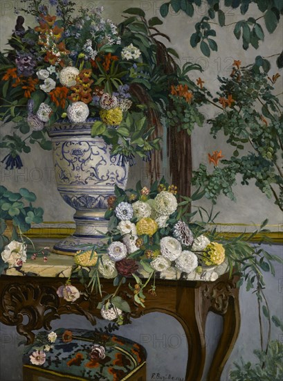 Fleurs, 1868. Creator: Bazille, Frédéric (1841-1870).