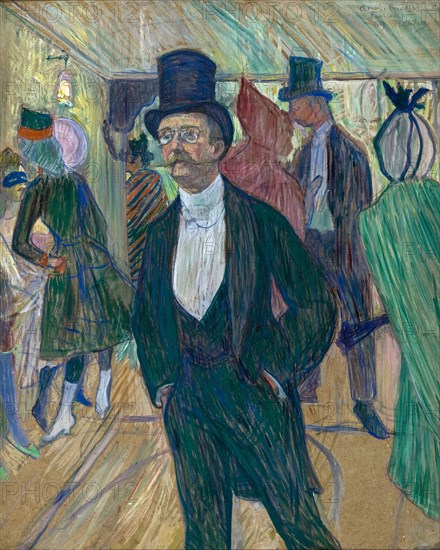 Monsieur Fourcade , 1889. Creator: Toulouse-Lautrec, Henri, de (1864-1901).