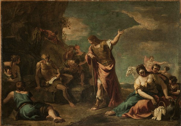 The Refusal of Archimedes, ca 1720. Creator: Ricci, Sebastiano (1659-1734).