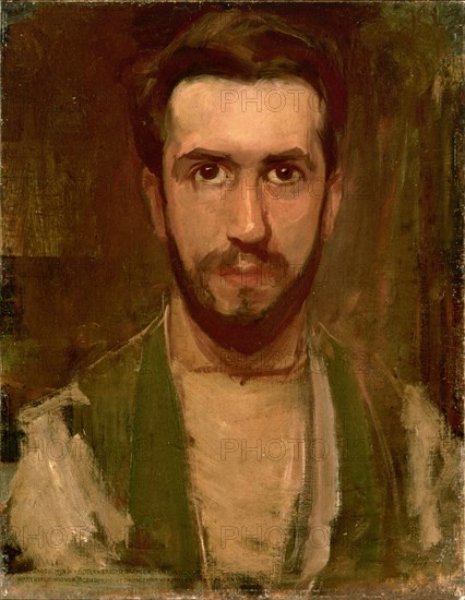 Self-portrait, c. 1900. Creator: Mondrian, Piet (1872-1944).
