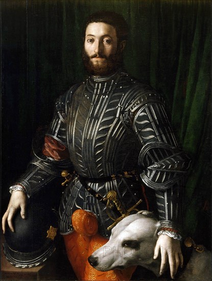 Portrait of Guidobaldo II della Rovere (1514-1574), 1531. Creator: Bronzino, Agnolo (1503-1572).