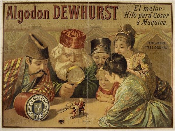 Dewhurst Sewing Thread, 1890. Creator: Anonymous.