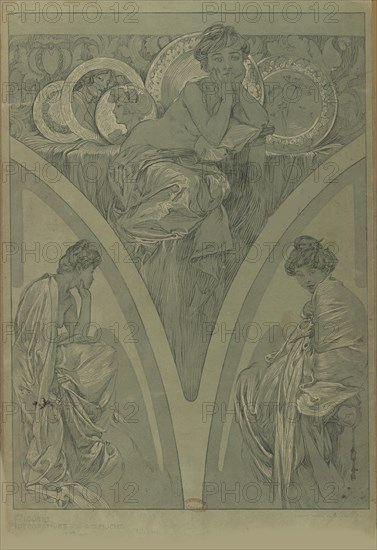 Figures décoratives, 1902. Creator: Mucha, Alfons Marie (1860-1939).