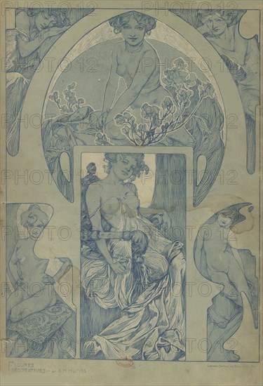 Figures décoratives, 1902. Creator: Mucha, Alfons Marie (1860-1939).