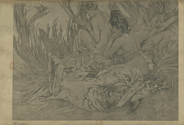 Figures décoratives, 1902. Creator: Mucha, Alfons Marie (1860-1939).