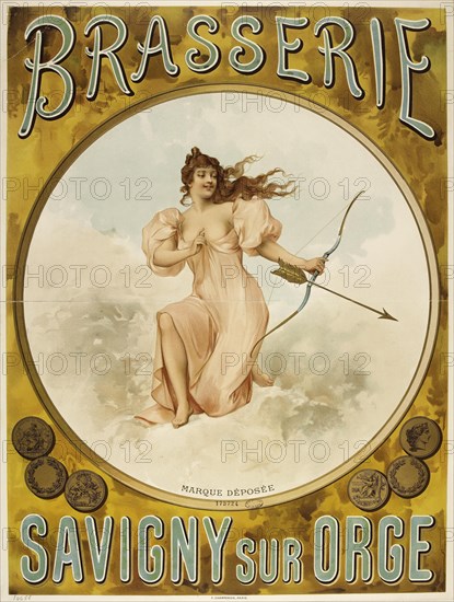 Brasserie, Savigny sur Orge, ca 1896. Creator: Anonymous.