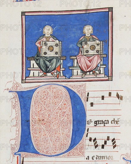 Illustration from the codex of the Cantigas de Santa Maria, c. 1280. Creator: Anonymous.