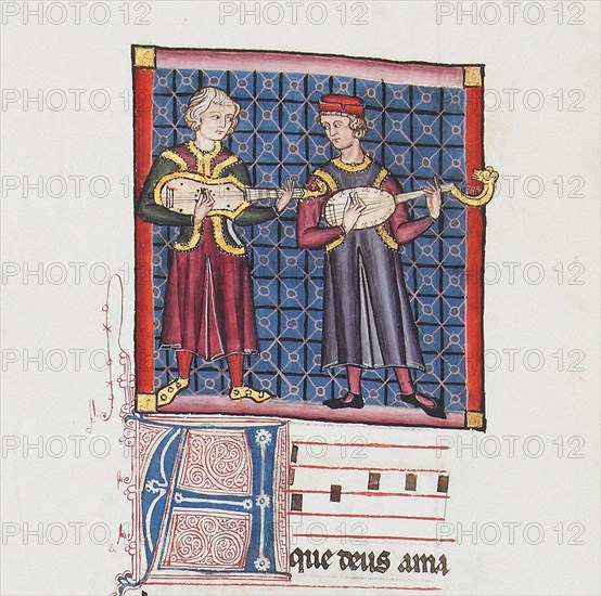 Illustration from the codex of the Cantigas de Santa Maria, c. 1280. Creator: Anonymous.