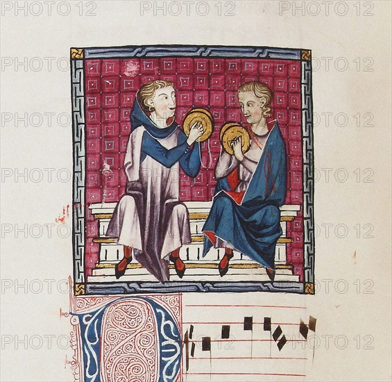 Illustration from the codex of the Cantigas de Santa Maria, c. 1280. Creator: Anonymous.